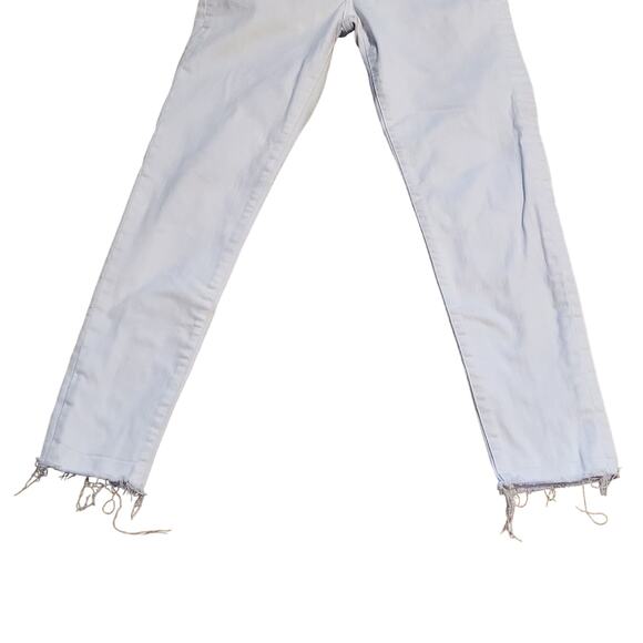 Banana Republic Mid-Rise Skinny Ankle Jean with Raw Hem Size 27 - Picture 6 of 11